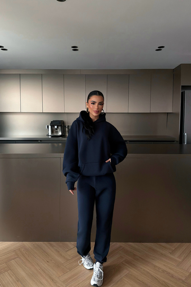 Lacivert Annie Eşofman Takımı ATE-4656 - EYYO