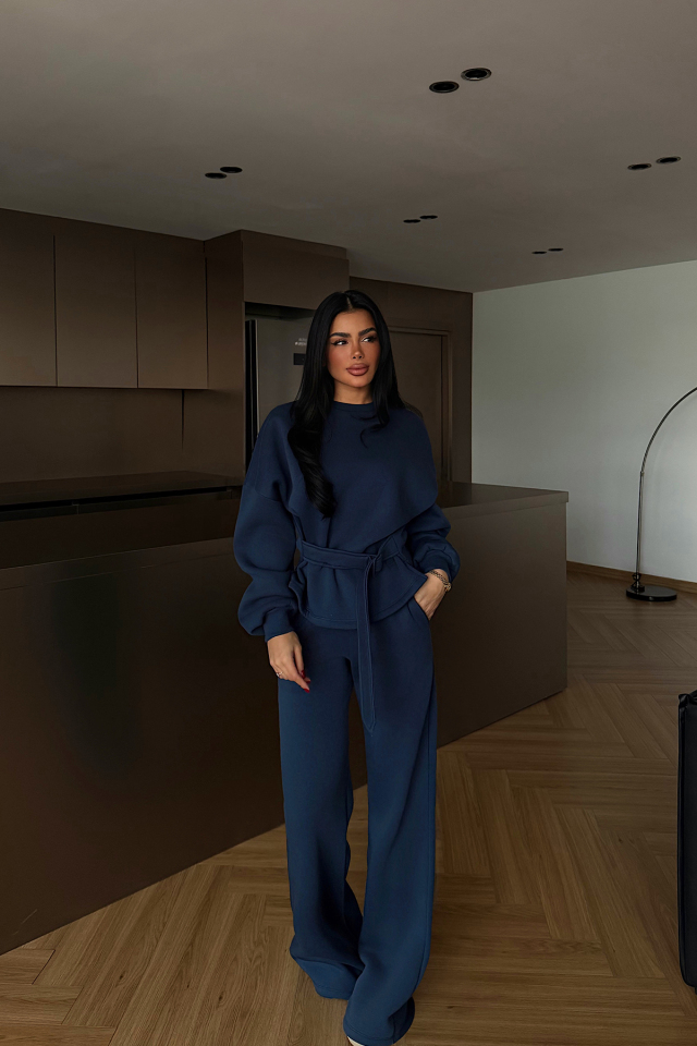 Lacivert Luzzy Eşofman Takımı ATE-4109 - EYYO