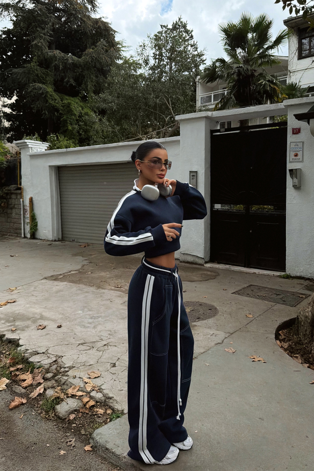 Lacivert Rinaldi Eşofman Takımı ATE-3750 - EYYO