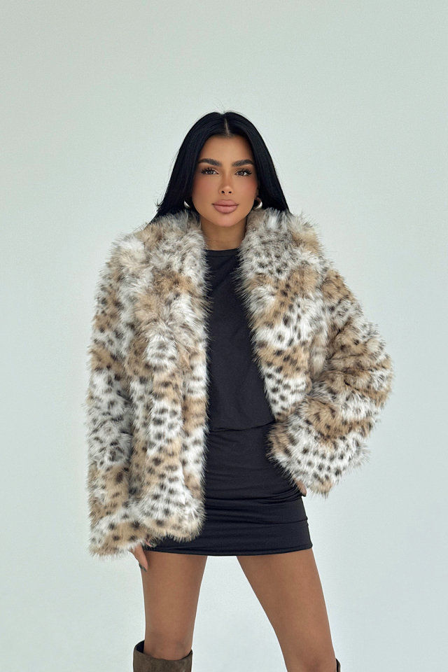 Leopar Delora Leopar Desenli Kürk