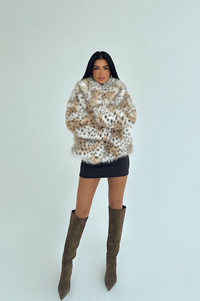 Leopar Delora Leopar Desenli Kürk