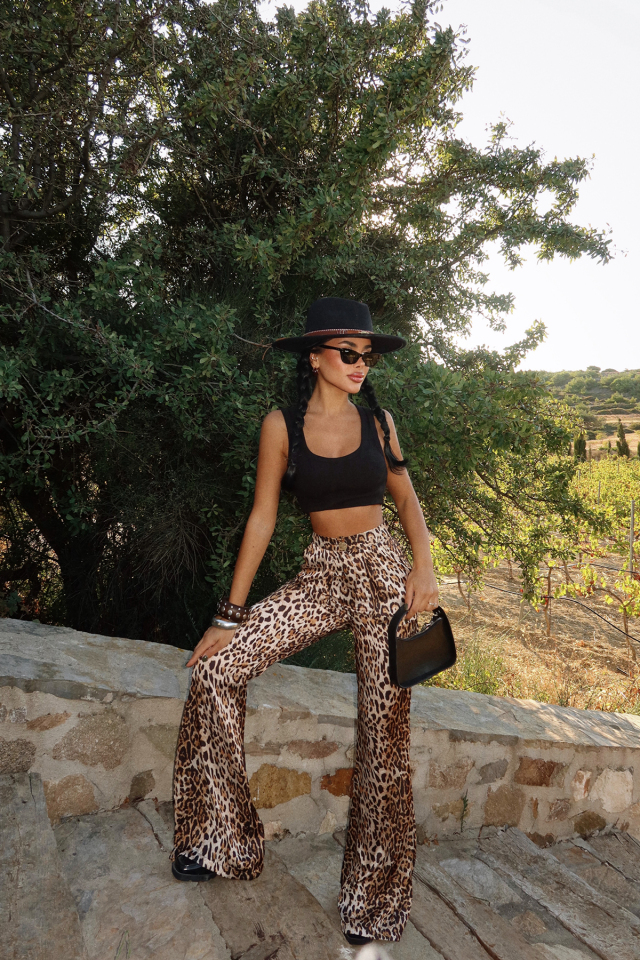 Ronny Leopar Desenli Pantolon ATE-3483