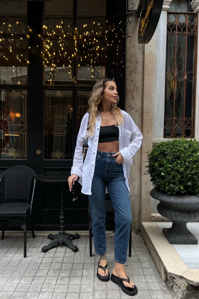Mavi Cepli Jean ATE4521 - EYYO