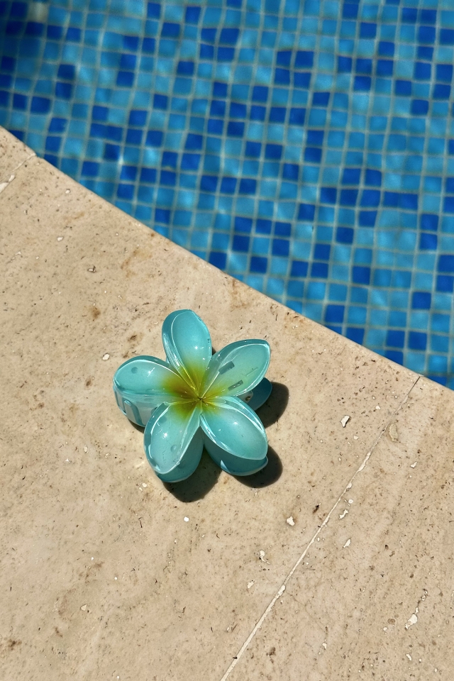 Mavi Çiçekli Lotus Toka ATEL2211