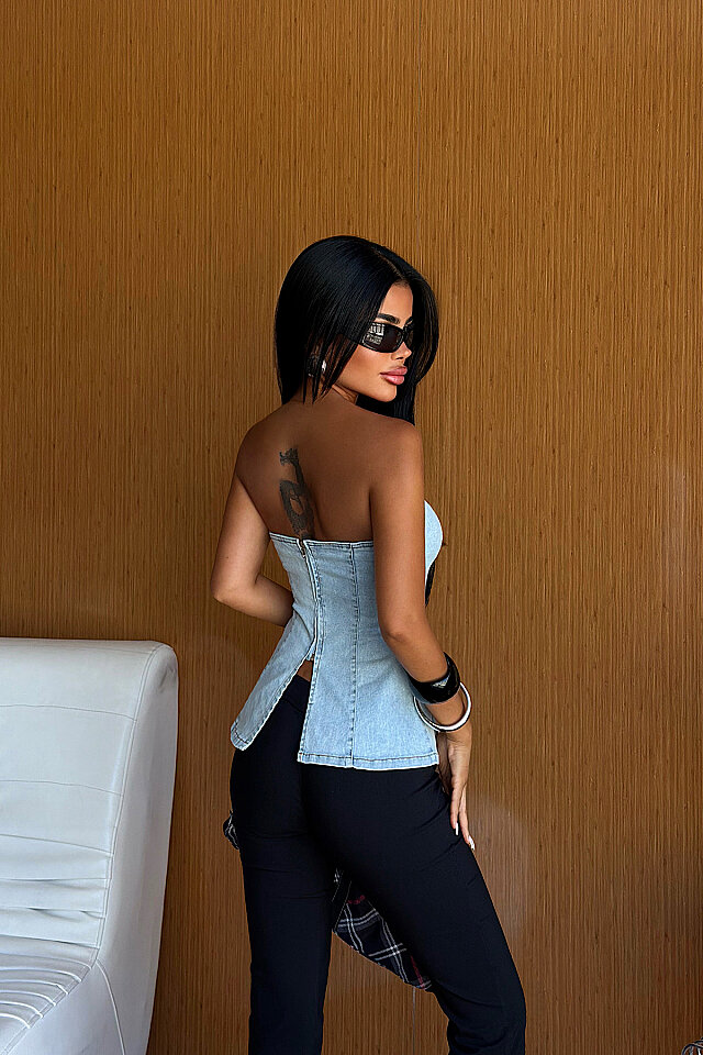 Mavi Peloni Crop Top