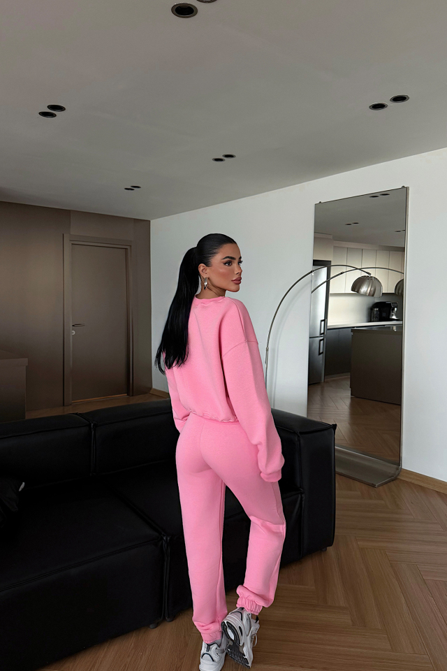 Pembe Beatrix eşofman takımı ATE-4727