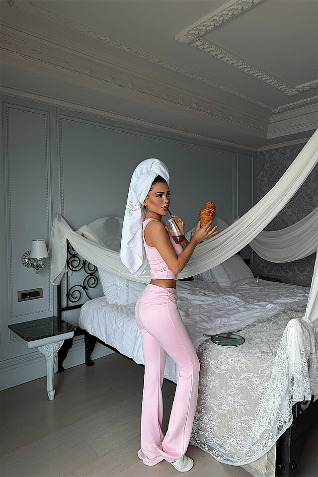 Pembe Bisu 5'li Yoga Set