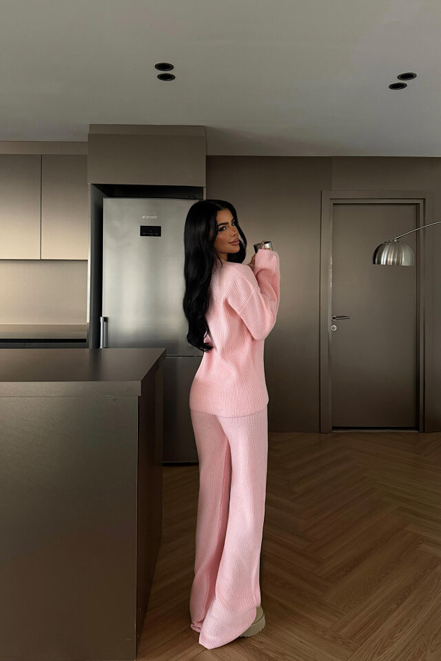 Pembe Mildri Triko Takım ATE-4484
