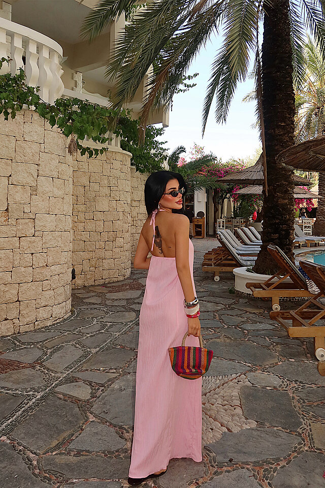 Pembe Hebbi Elbise
