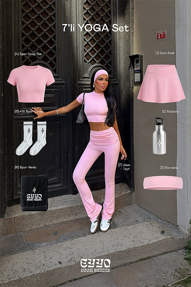 Pembe Minuya 7 Li Yoga Set 