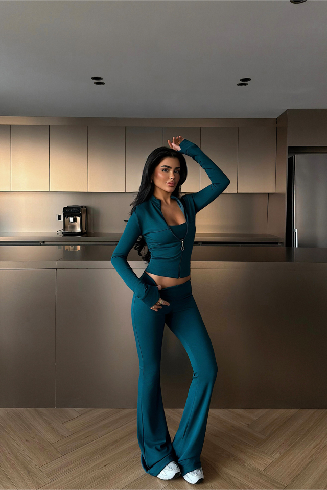 Petrol Yeşil Clevny Takım