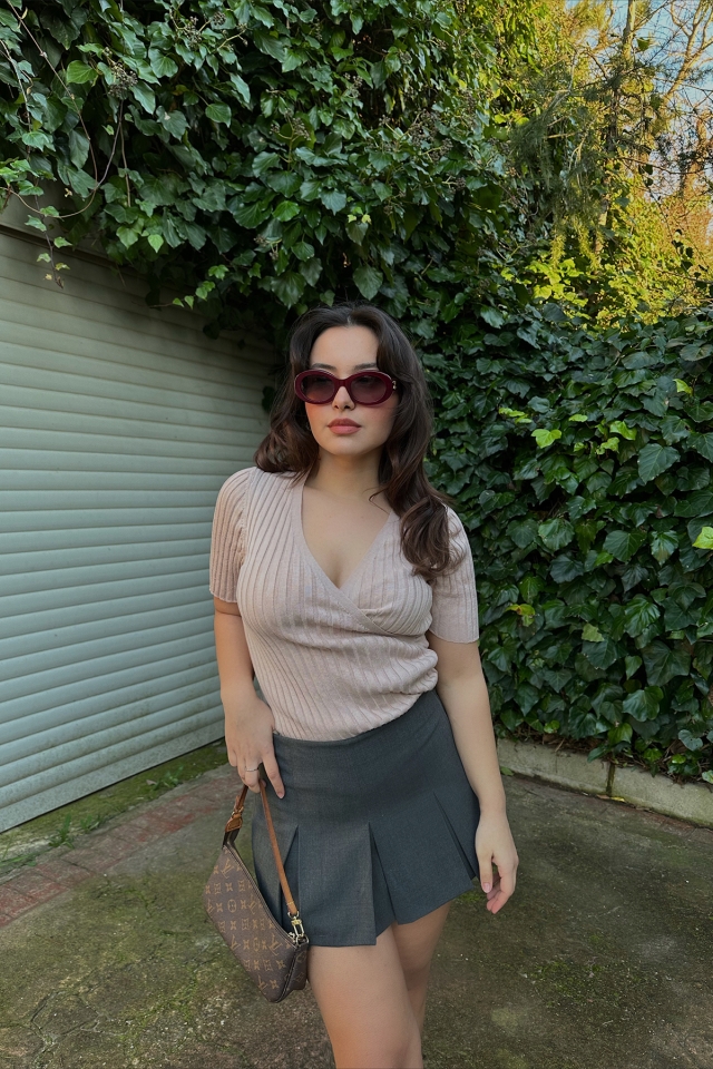 Pudra Basic Crop Top ATE3986