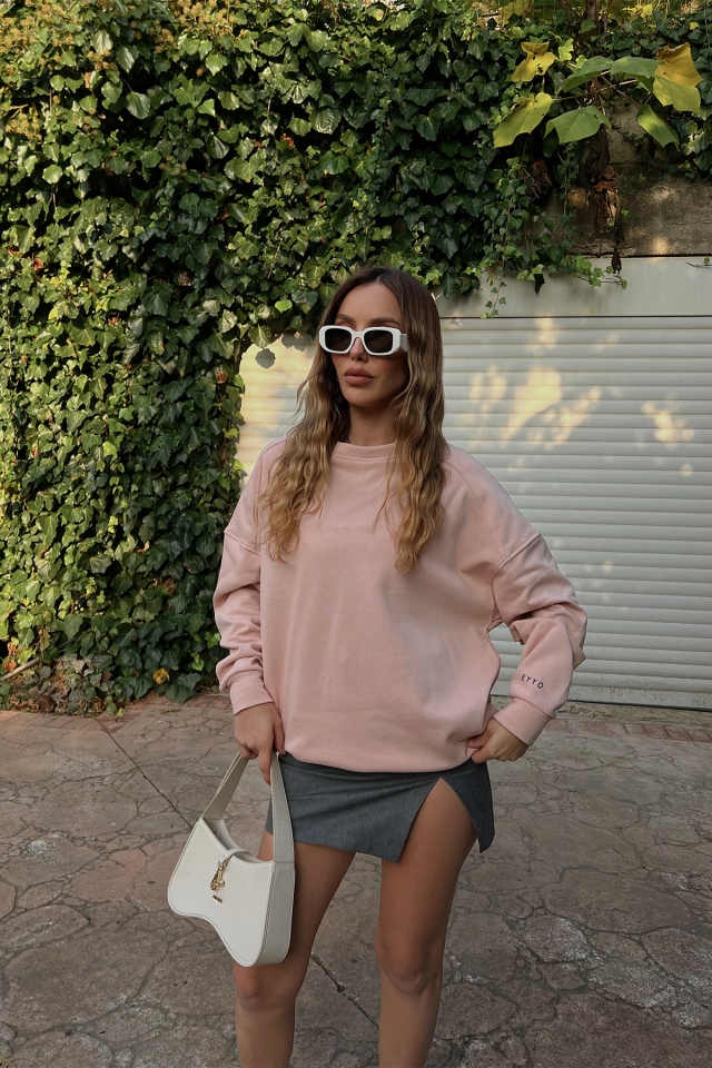 Pudra Oversize Basic Sweat ATE2526