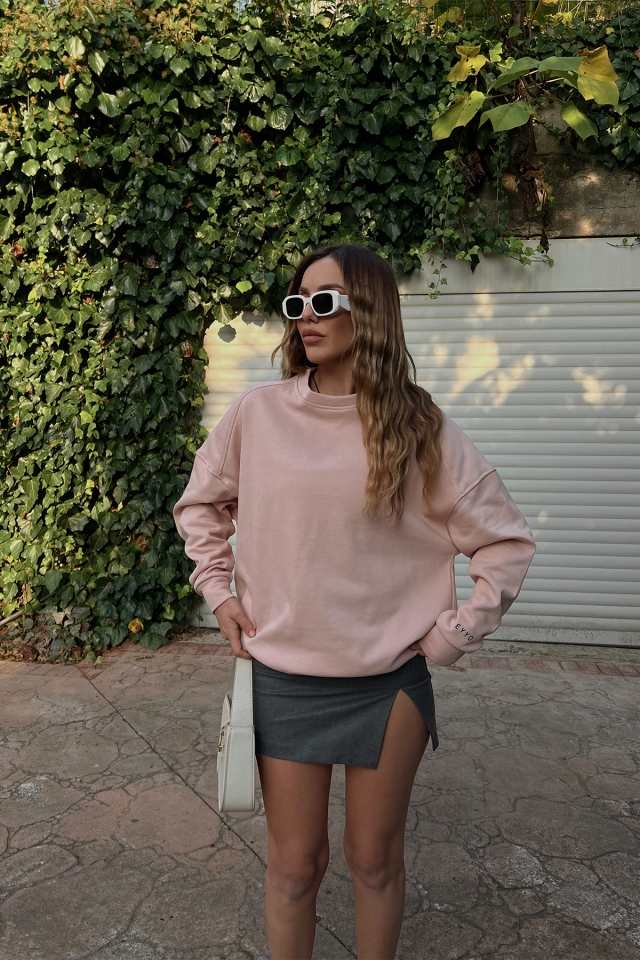 Pudra Oversize Basic Sweat ATE2526