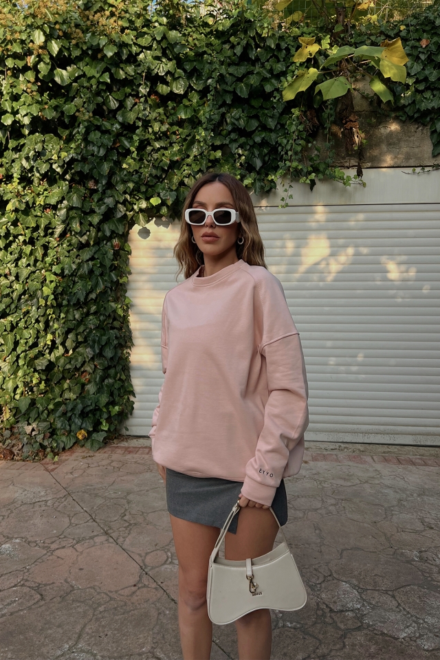Pudra Oversize Basic Sweat ATE2526