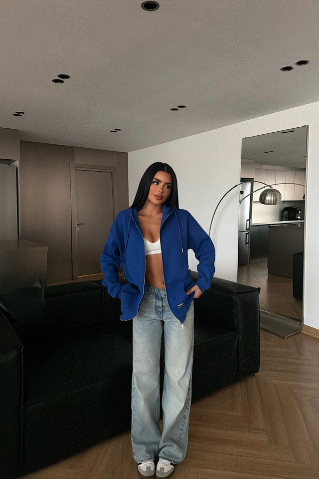Saks Medias Kapüşonlu Hırka ATE-4864