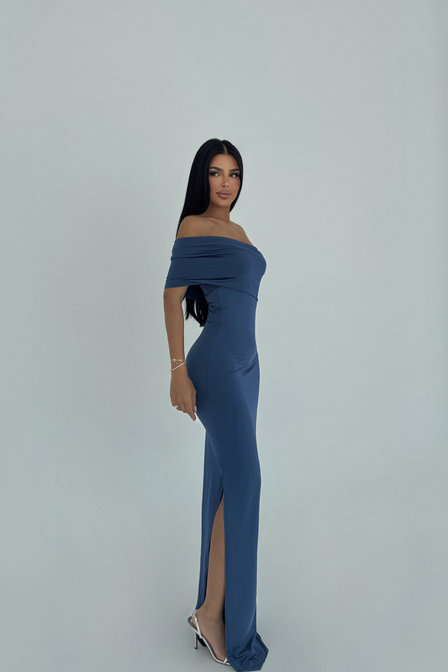 Saks Vanya Tek Kol Elbise ATE-2754