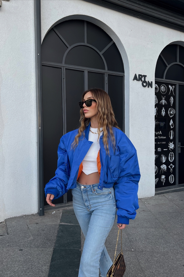 Saks Önü Fermuarlı Ceket ATE2246