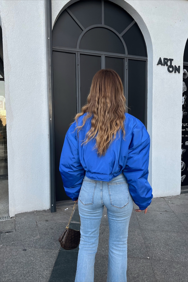 Saks Önü Fermuarlı Ceket ATE2246