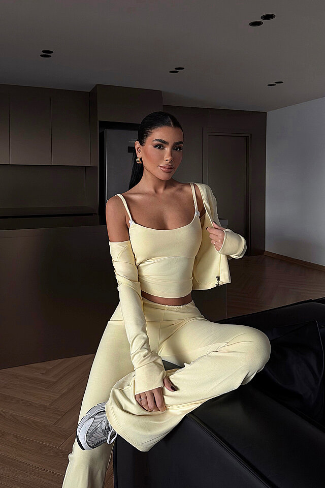 Sarı 6'lı Yoga Set
