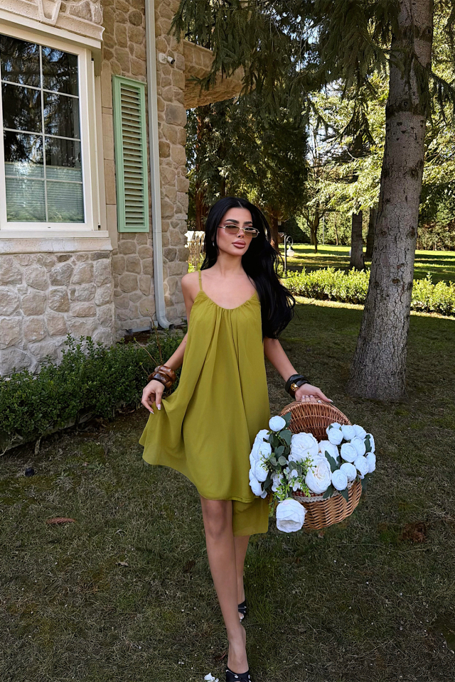 Sarı Isobel Elbise