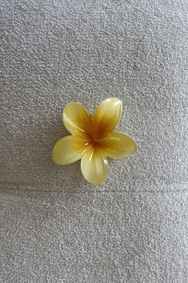 Sarı Çiçekli Lotus Toka ATEL2229
