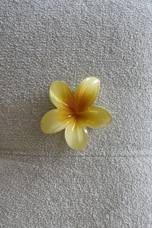 Sarı Çiçekli Lotus Toka ATEL2229