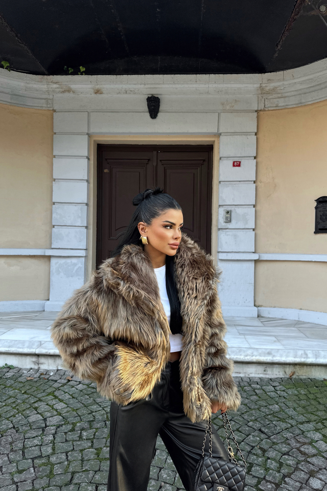 Sarı Eva Kısa Kürk ATE-0683