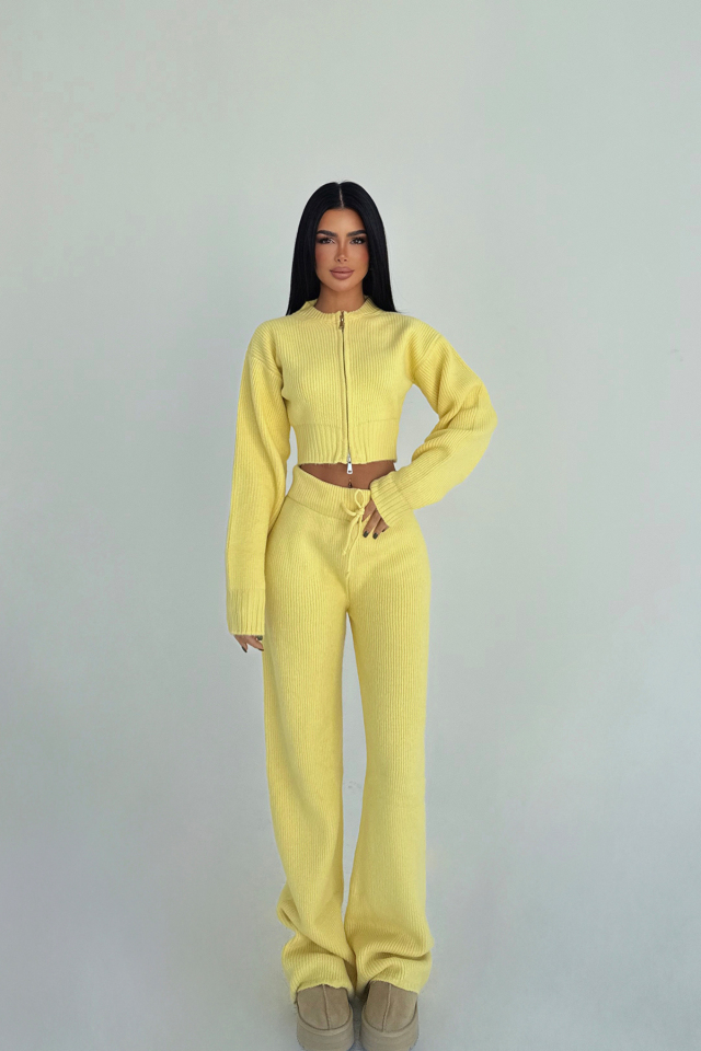 Sarı Zaria Triko Takım ATE-3737