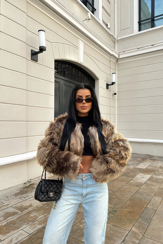 Sarı Ruby Kısa Kürk ATE-0676 - EYYO