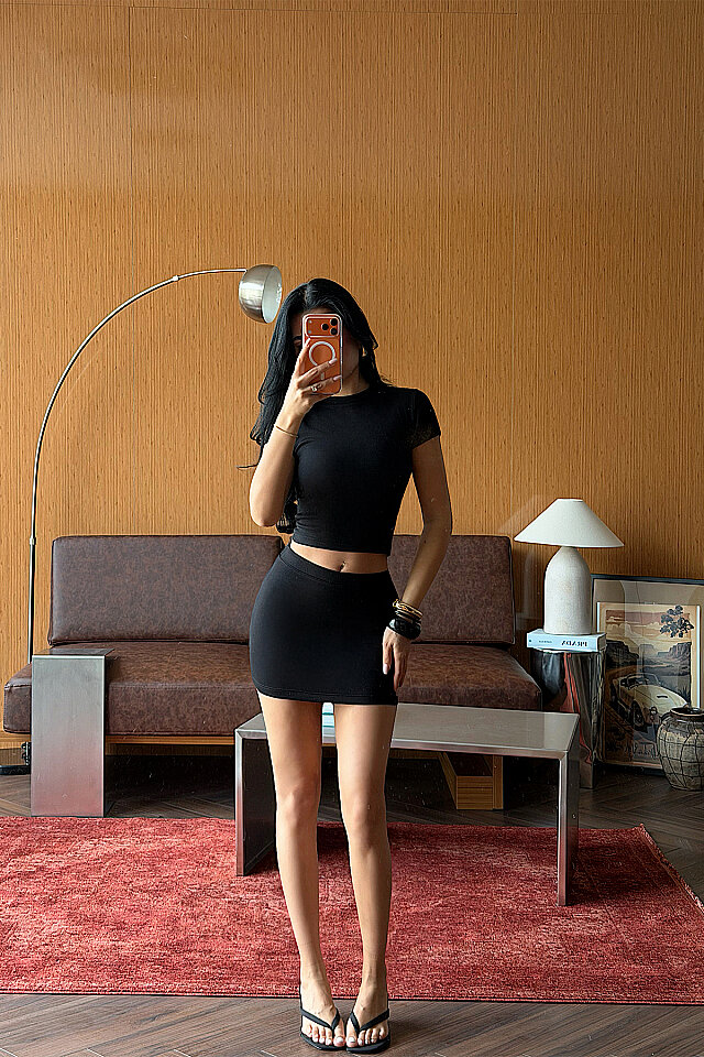 Siyah 5'li Yoga Set