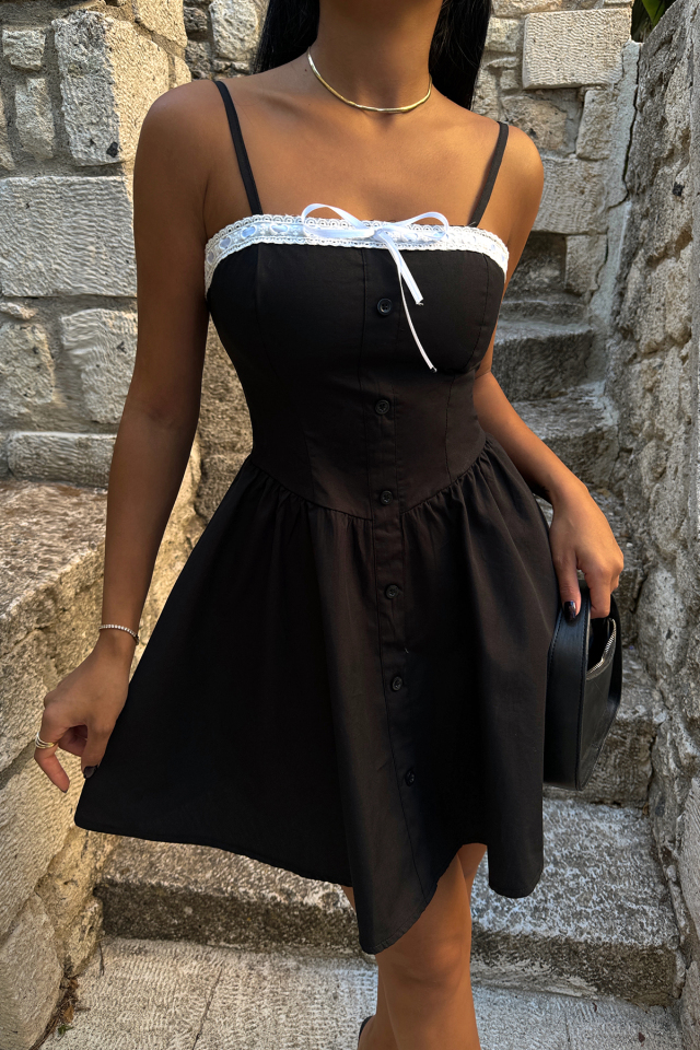 Lexina Dantel Detaylı Elbise ATE-1645