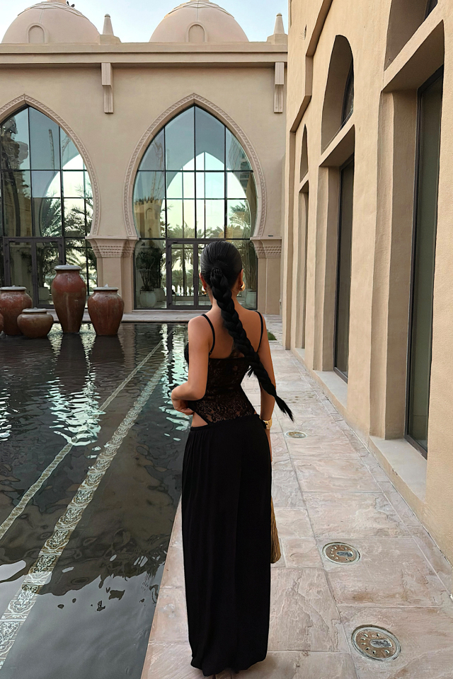 Siyah Aqipur Bodysuit