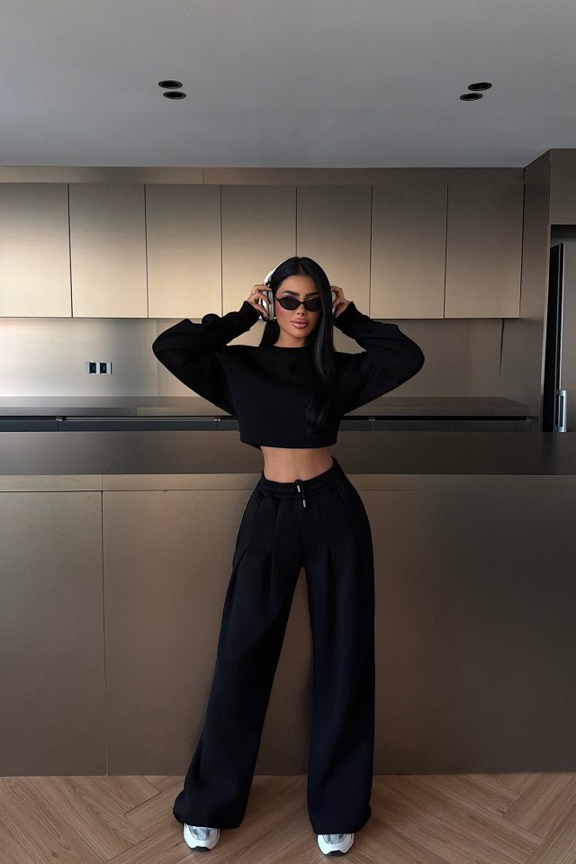 Siyah Knox Eşofman Takımı