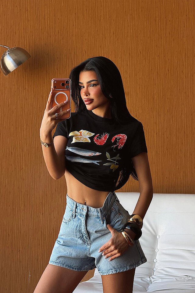 Siyah Tenge Tshirt (1)