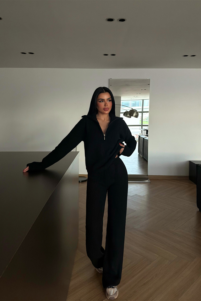 Siyah Nalani Triko Takım