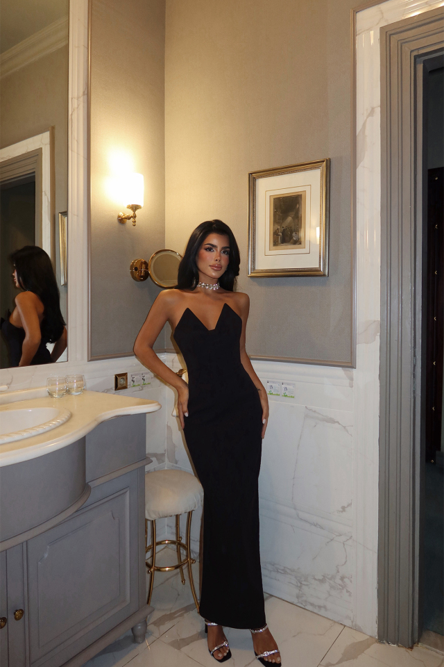 Laetitia Fiyonk Detaylı Elbise ATE-3927