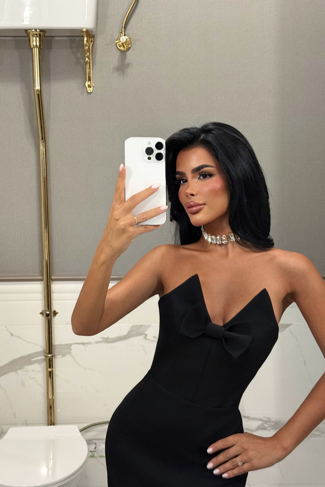 Laetitia Fiyonk Detaylı Elbise ATE-3927
