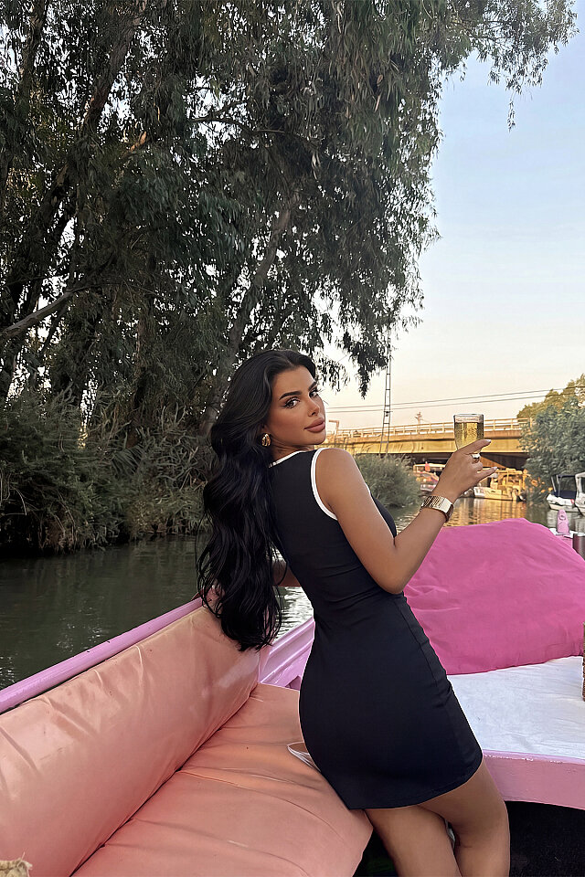 Siyah Dimia Elbise