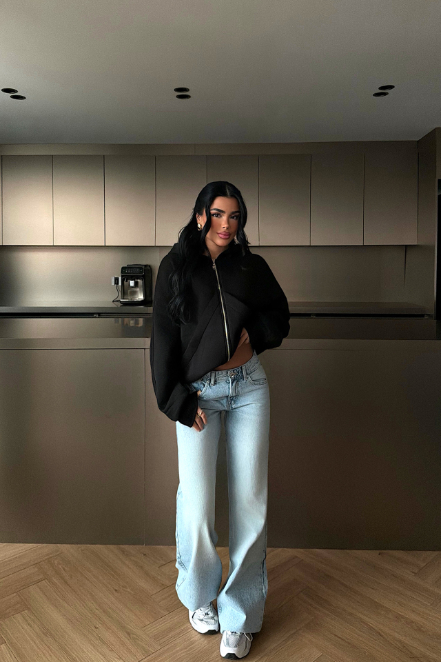 Siyah Madisyn Hırka ATE-2344