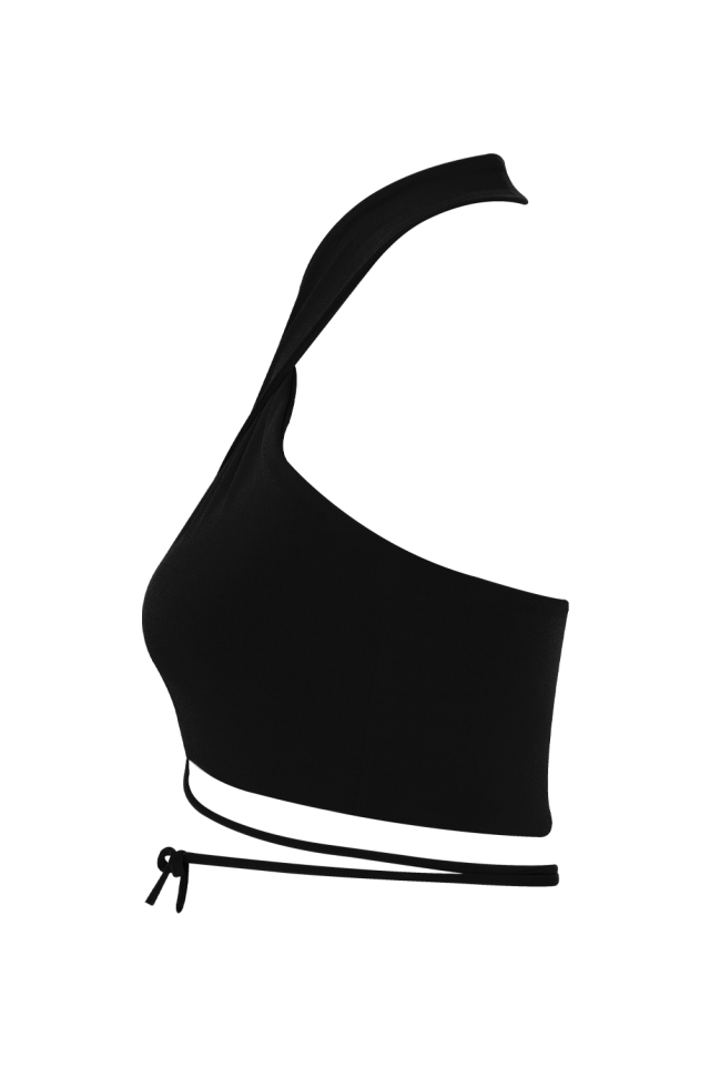 Siyah Lina Crop Top EY614