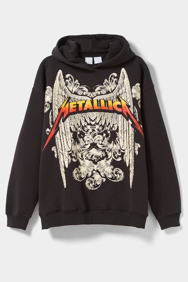 Siyah Metallica Hoodie Sweat ATE2265