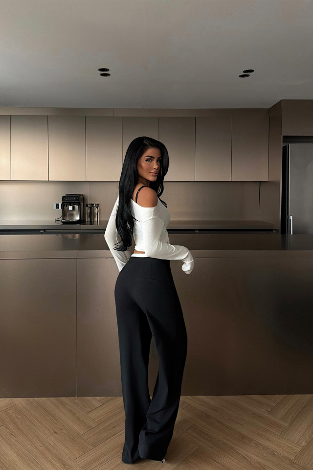 Siyah Alexa Pantolon