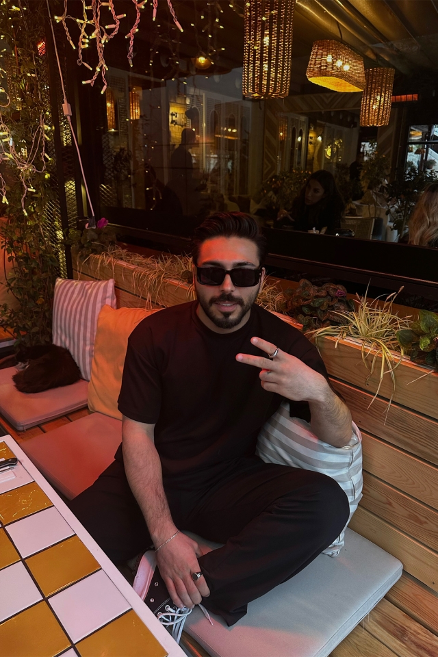 Siyah Oversize Tişört ATE6215