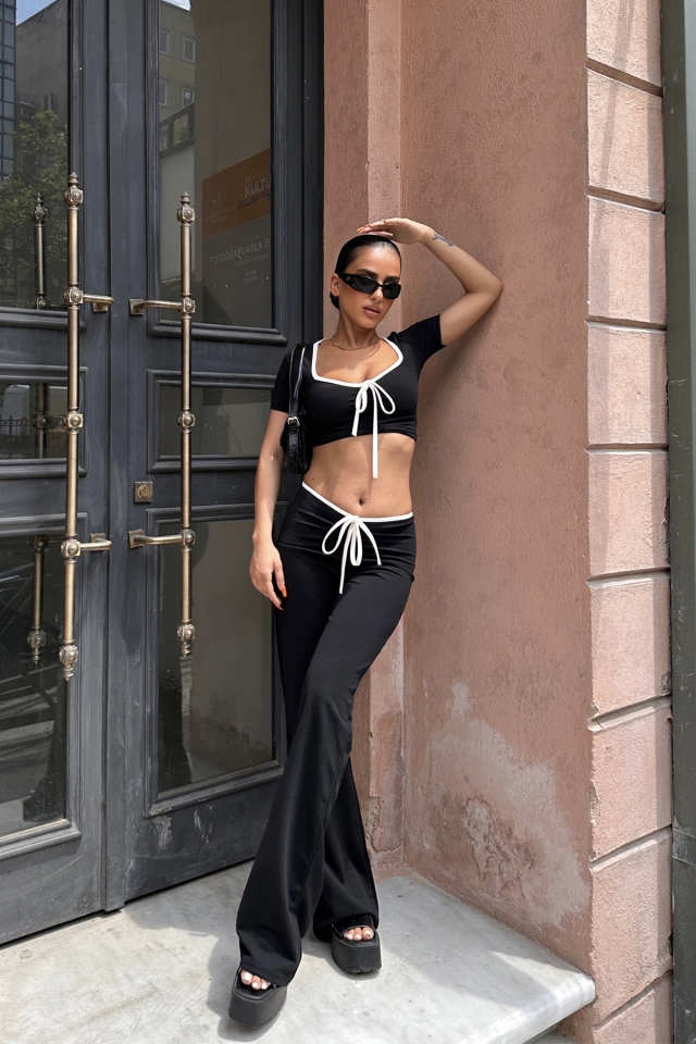 Siyah Pantolonlu Takım ATE7434 - BİROL ATÖLYE