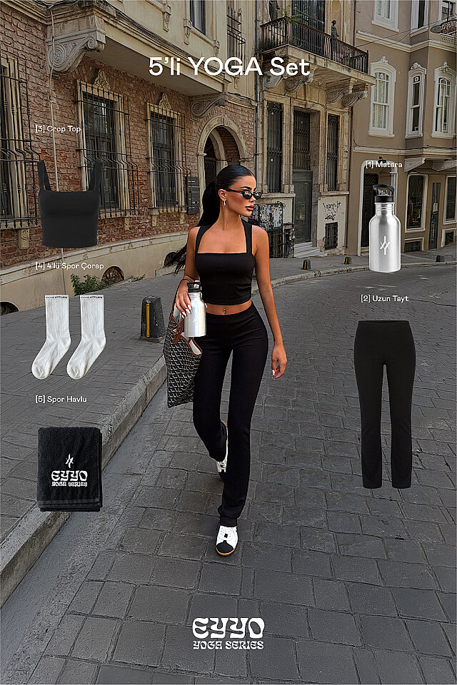 Siyah Solis 5 Li Yoga Set