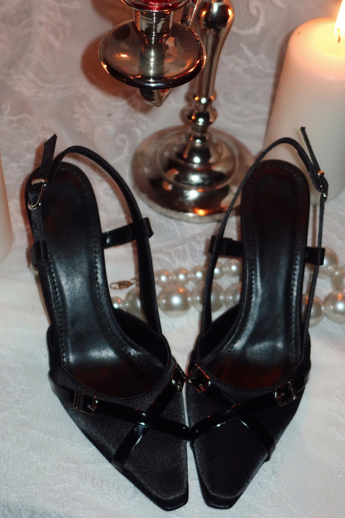 Siyah Cillaki Stiletto ATE-2731