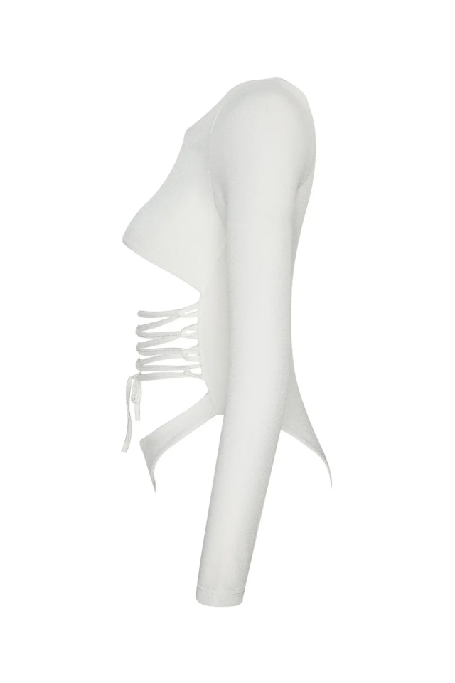 Beyaz Skyli Bodysuit ATE2171