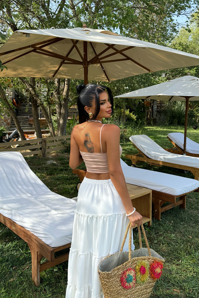Askı Detay Crop Top ATE8306