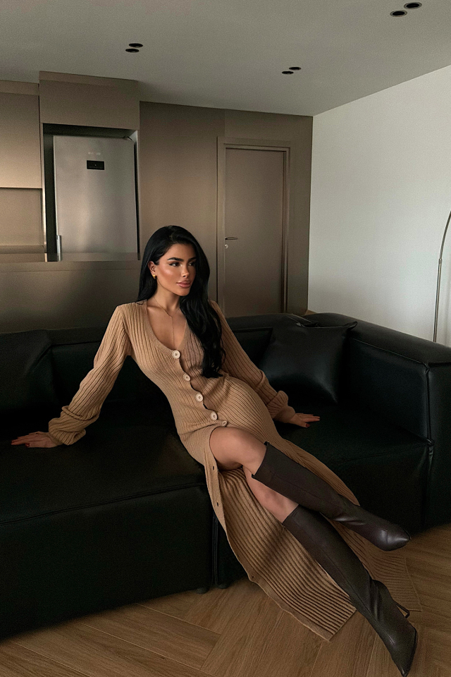 Taba Ophelie Triko Elbise